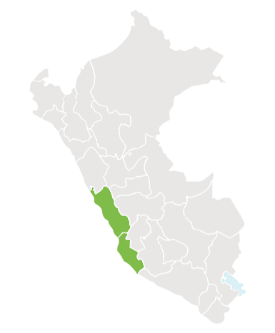 Mapa del Perú INKACUBES®